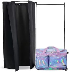 Fanwoli 28" Dance Bag with Garment Rack & Curtain, Competition Duffel