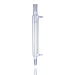 Laboy Glass Liebig Condenser with 24/40 Joints 300mm in Jacket Length Used in Reflux or Distillation Aapparatus Chemistry Lab Glassware with 10mm Glass Hose Connections