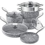 10 Piece Pots Pans Set