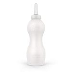 BESS Calf 2qt Nursing Feeding Bottle: Leak-Free, Non-Collapsing, with Clear Screw-on Nipple