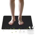 E-ROOM TREND Grounding Mat | Grounding Mat Earthing UK | with Non‑Slip Conductive Rubber Sole | for Better Sleep Pain Stress Relief Indoors | Healthy Earth Energy | 40×60 cm (GM4060)