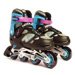 NODENS Adjustable Inline Roller Skates-Pack of 1 Pair (Medium (34-37), Supreme)