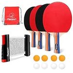 FBSPORT Ping Pong Paddle Set, Table