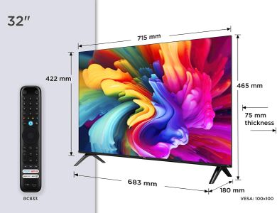 TCL 32" Full HD QLED Smart TV – Fire TV, Alexa Voice, Vivid Colour