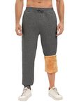 Xukk Men's Fleece Sweatpants Winter Warm Sherpa Lined Active Thermal Thick Joggers Casual Running Athletic Pants with Pockets(Dark Grey,XL)