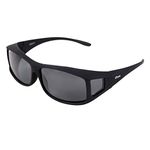 Yodo Over Glasses Sunglasses with Polarized Lenses for Men and Women Driving Cycling Fishing - UV400,Smoke