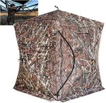 RODANNY Hunting Blind, 270 Degree See-Through Ground Blind 2-3 Person, Pop-Up & Portable Durable Hunting Blind with Carry Bag, for Deer & Turkey Hunting