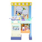 Bluey - Cook with Chef Kitchen Playset, with Over 20 Sounds, Phrases, Music and Lights, Plus 20 Play Pieces Included, Over 3 feet/ 90cm Tall, Includes A Chef Hat and Duck Cake