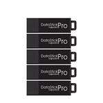 Centon Electronics MP Valuepack USB 3.2 Gen1 DataStick Pro Flash Drive, 32 GB, 5 USB Flash Drives, 5 Pack, Black