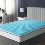 Bedra Bedding Queen Mattress Topper Memory Foam 10cm Thickness 10cm Cool Gel