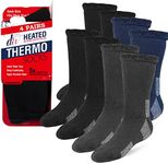 DEBRA WEITZNER Mens Thermal Socks - Insulated Heated Socks - Boot Socks For Extreme Temperatures