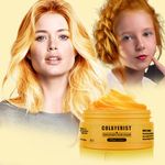 COLAYERIST Gold Temporary Hair Dye Wax Washable，Temporary Hair Colour Spray for kids, Hair Makeup Paint Wax for Parties or Cosplay, Hair Coloring Products No Messy