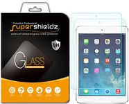 Supershieldz (2 Pack) Designed for Apple iPad Mini 3, iPad Mini 2 and iPad Mini (1st Generation) Tempered Glass Screen Protector, Anti Scratch, Bubble Free