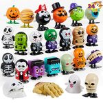 JOYIN 24 Pack Halloween Wind Up Toy Assortments for Halloween Party Favor Goody Bag Filler (24 Pieces Pack)