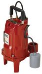 Liberty Pumps PRG101A ProVore PRG Series Automatic Residential Grinder Pump, 1 HP, 115-volt, red