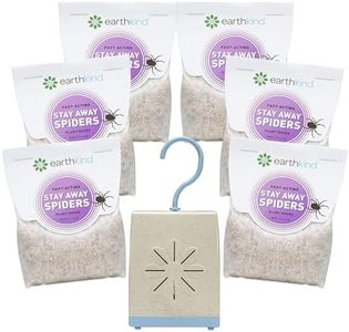 Stay Away Spiders Deterrent - Indoor Spider Deterrent Pouches for Attic, Crawl Space, Window Sill & More - with Plant-Based Ingredients & Essential Oils - 6-Pack with Extended Release Pouch Pod