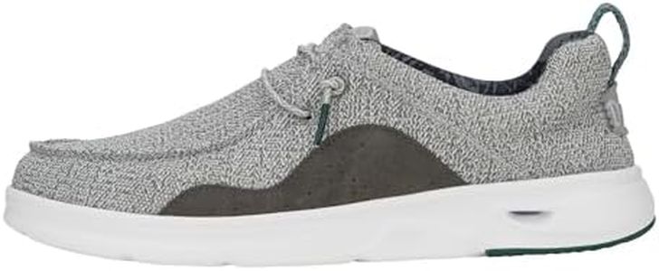 HEYDUDE Wally Hey2O Mesh Monument Grey/Dawn Blue Size 15, Men’s Shoes, Men's Slip-on Loafers, Comfortable & Light-Weight