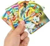 Crazy Buy Football Star Cards Rainbow All Star Players to Collect 55 Cards (Multicolor)