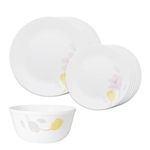 Corelle Livingware Plus 14 Pc Basic/Mini/Starter Dinner Set Small Plate - Elegance