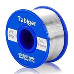 Tabiger 0.6mm Lead Free Solder Wire with Rosin Core for Electrical Soldering and DIY (Net 50g)