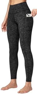 Ewedoos Women's Yoga Pants with Pockets Compression Leggings for Women Tummy Control Workout Leggings for Women Charcoal