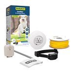 PetSafe YardMax Rechargeable In-Ground Fence for Dogs and Cats Over 5 lb., Up to 30% More Play Area, Waterproof Receiver Collar with Tone and Static Correction