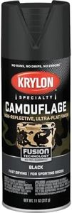 11 oz Krylon K04290777 Fusion For Plastic Black Spray Paint Camouflage