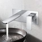 Finn Wall Mounted Basin Mixer Tap & Basin Waste Chrome