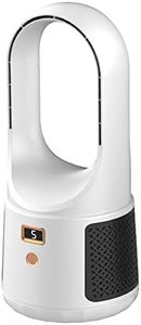 AGONEIR Ventilador portátil sin aspas con 6 velocidades, ventilador de refrigeración recargable de escritorio, ventilador de mesa silencioso para oficina en casa, pequeño ventilador de refrigeración