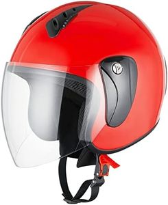 TAOMOTOR 818 Helmets Motorcycle Fashion Trend Half-face Helmet with Sunshade, D.O.T Certified Approved（C04-L）