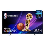 Hisense 100U88N-100 inch Mini-LED PRO 4K QLED 144Hz Google TV with Quantum Dot technology, HDR10/HDR10+/HLG, 1500 Nits, IMAX Enhanced