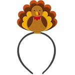 Turkey Gobble Headband - 10" x 5 3/8" | Multicolor | 1 Pc.