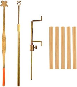 Violin Sound Post Tool Set,Violin Luthier Install Repair Tool Kit,Include S Style Sound Post Setter & 5 Pcs Violin Sound Post & Sound Post Gauge & Retriever Clip