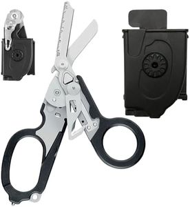Ziyero Trauma Scissors Multitool Rescue Scissors with 6 Practical Functions Foldable Stainless Steel Scissors Pliers - Ideal for Professional Use in Emergency Services or Everyday Tasks