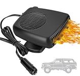 Showvigor Car Heater, 12v Heater for Car Portable Fast Heating or Cooling Fan 2 in 1 that Plug in Cigarette Lighter Automobile Handheld Windscreen Fan