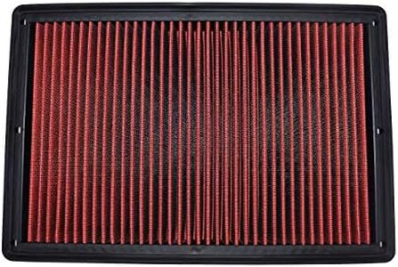 A-Team Performance - Engine Air Filter with Horsepower Booster, Washable and Reusable - Compatible with 2002-2019 Dodge Ram Truck V6, V8, V10 (1500, 2500, 3500, 4500, 5500)