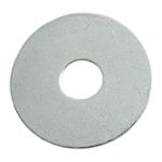 Merriway BH06115 (100 Pcs) Penny Repair Mudguard Fender Washer 25 mm Diameter x 6 mm Hole - Pack of 100 Pieces, Silver