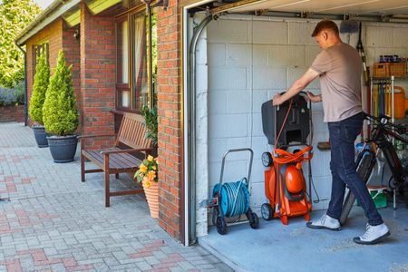 Flymo EasiStore 380R Electric Rotary Lawn Mower – 38cm, 45L Grass Box