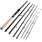 Sougayilang Feeder Rod with 3 Tips Protable Fishing Pole Spinning Casting Travel Rod Full Assortment Action Carp Coarse Rod