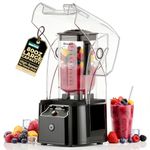 WantJoin Countertop Blender For Smoothies,Professional Blenders Heavy Duty Commercial With Sound Enclosure, Self-Cleaning, 80oz Pitcher - For Smoothie, Shakes