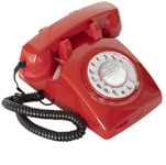 Opis 60s cable: Analogue Retro Phone/Retro House Phone/Retro Telephone/Retro Landline Telephone/Retro Landline Phone/Red Retro Phone/Red Retro Telephone/Retro Land Line Phone