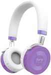 Puro Sound Labs JuniorJam Plus Volume Limiting Headphones for Kids, Safer Audio to Protect Hearing- Adjustable Bluetooth Headphones for Tablets, Smartphones, PCs- 22-Hour Battery Life-Purple