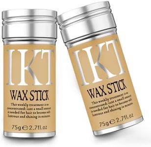 Hair Wax Stick for Wigs, Bed Head Edge Control Slick Pomade Non-greasy Styling Wax, Long Lasting, Strong Hold Temporary Product Frizz SOVONCARE 2.7 Oz (Pack of 2) ,1