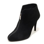 STUART WEITZMAN 4182L tronchetti Donna zipbigzipper Scarpe Ankle Boots Women [35] Nero