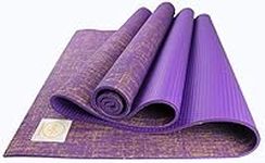 Maji Sports Jute Yoga Mat, Purple, 