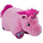 Pillow Pets Colorful Unicorn Large Character Pillow, Pink