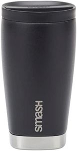 Smash Stainless Steel Twist & Lock Coffee Travel Cup/Mug 350ml/ 12 fl oz Black