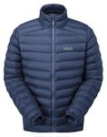 Rab Men's Cirrus Synthetic Insulated Jacket for Trekking, Climbing, & Skiing - Tempest Blue - X-Large