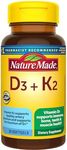 Nature Made Vitamin D3 K2 Supplemen
