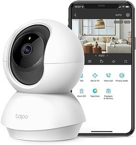 TP-Link Tapo 2K Pan Tilt Security Camera for Baby Monitor, Dog Camera w/Motion Detection, 2-Way Audio Siren, Night Vision, Cloud &SD Card Storage (Up to 256 GB), Works with Alexa & Google Home (C210)